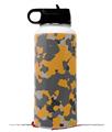 Skin Wrap Decal compatible with Hydro Flask Wide Mouth Bottle 32oz WraptorCamo Old School Camouflage Camo Orange (BOTTLE NOT INCLUDED)