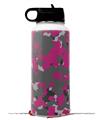 Skin Wrap Decal compatible with Hydro Flask Wide Mouth Bottle 32oz WraptorCamo Old School Camouflage Camo Fuschia Hot Pink (BOTTLE NOT INCLUDED)