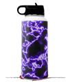 Skin Wrap Decal compatible with Hydro Flask Wide Mouth Bottle 32oz Electrify Purple (BOTTLE NOT INCLUDED)