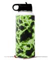 Skin Wrap Decal compatible with Hydro Flask Wide Mouth Bottle 32oz Electrify Green (BOTTLE NOT INCLUDED)