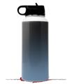 Skin Wrap Decal compatible with Hydro Flask Wide Mouth Bottle 32oz Smooth Fades Blue Dust Black (BOTTLE NOT INCLUDED)