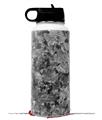 Skin Wrap Decal compatible with Hydro Flask Wide Mouth Bottle 32oz Marble Granite 02 Speckled Black Gray (BOTTLE NOT INCLUDED)