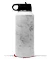 Skin Wrap Decal compatible with Hydro Flask Wide Mouth Bottle 32oz Marble Granite 07 White Gray (BOTTLE NOT INCLUDED)