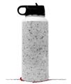 Skin Wrap Decal compatible with Hydro Flask Wide Mouth Bottle 32oz Marble Granite 10 Speckled Black White (BOTTLE NOT INCLUDED)