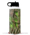 Skin Wrap Decal compatible with Hydro Flask Wide Mouth Bottle 32oz WraptorCamo Grassy Marsh Camo Neon Green (BOTTLE NOT INCLUDED)