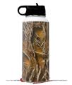 Skin Wrap Decal compatible with Hydro Flask Wide Mouth Bottle 32oz WraptorCamo Grassy Marsh Camo Orange (BOTTLE NOT INCLUDED)