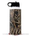 Skin Wrap Decal compatible with Hydro Flask Wide Mouth Bottle 32oz WraptorCamo Grassy Marsh Camo Dark Gray (BOTTLE NOT INCLUDED)