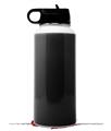Skin Wrap Decal compatible with Hydro Flask Wide Mouth Bottle 32oz Solids Collection Color Black (BOTTLE NOT INCLUDED)