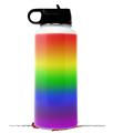 Skin Wrap Decal compatible with Hydro Flask Wide Mouth Bottle 32oz Smooth Fades Rainbow (BOTTLE NOT INCLUDED)