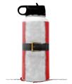 Skin Wrap Decal compatible with Hydro Flask Wide Mouth Bottle 32oz Santa Suit (BOTTLE NOT INCLUDED)