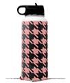 Skin Wrap Decal compatible with Hydro Flask Wide Mouth Bottle 32oz Houndstooth Pink on Black (BOTTLE NOT INCLUDED)