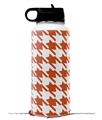 Skin Wrap Decal compatible with Hydro Flask Wide Mouth Bottle 32oz Houndstooth Burnt Orange (BOTTLE NOT INCLUDED)