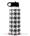 Skin Wrap Decal compatible with Hydro Flask Wide Mouth Bottle 32oz Houndstooth Dark Gray (BOTTLE NOT INCLUDED)
