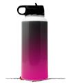 Skin Wrap Decal compatible with Hydro Flask Wide Mouth Bottle 32oz Smooth Fades Hot Pink Black (BOTTLE NOT INCLUDED)