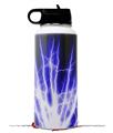 Skin Wrap Decal compatible with Hydro Flask Wide Mouth Bottle 32oz Lightning Blue (BOTTLE NOT INCLUDED)