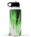 Skin Wrap Decal compatible with Hydro Flask Wide Mouth Bottle 32oz Lightning Green (BOTTLE NOT INCLUDED)