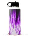 Skin Wrap Decal compatible with Hydro Flask Wide Mouth Bottle 32oz Lightning Purple (BOTTLE NOT INCLUDED)