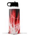 Skin Wrap Decal compatible with Hydro Flask Wide Mouth Bottle 32oz Lightning Red (BOTTLE NOT INCLUDED)