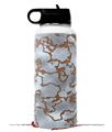 Skin Wrap Decal compatible with Hydro Flask Wide Mouth Bottle 32oz Rusted Metal (BOTTLE NOT INCLUDED)