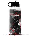Skin Wrap Decal compatible with Hydro Flask Wide Mouth Bottle 32oz Abstract 02 Red (BOTTLE NOT INCLUDED)