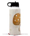 Skin Wrap Decal compatible with Hydro Flask Wide Mouth Bottle 32oz Mushrooms Orange (BOTTLE NOT INCLUDED)