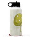 Skin Wrap Decal compatible with Hydro Flask Wide Mouth Bottle 32oz Mushrooms Yellow (BOTTLE NOT INCLUDED)
