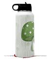 Skin Wrap Decal compatible with Hydro Flask Wide Mouth Bottle 32oz Mushrooms Green (BOTTLE NOT INCLUDED)