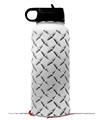 Skin Wrap Decal compatible with Hydro Flask Wide Mouth Bottle 32oz Diamond Plate Metal (BOTTLE NOT INCLUDED)