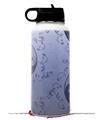 Skin Wrap Decal compatible with Hydro Flask Wide Mouth Bottle 32oz Feminine Yin Yang Blue (BOTTLE NOT INCLUDED)