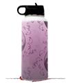 Skin Wrap Decal compatible with Hydro Flask Wide Mouth Bottle 32oz Feminine Yin Yang Purple (BOTTLE NOT INCLUDED)