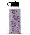 Skin Wrap Decal compatible with Hydro Flask Wide Mouth Bottle 32oz Victorian Design Purple (BOTTLE NOT INCLUDED)