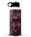 Skin Wrap Decal compatible with Hydro Flask Wide Mouth Bottle 32oz Skulls Confetti Pink (BOTTLE NOT INCLUDED)