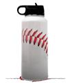 Skin Wrap Decal compatible with Hydro Flask Wide Mouth Bottle 32oz Baseball (BOTTLE NOT INCLUDED)