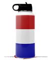 Skin Wrap Decal compatible with Hydro Flask Wide Mouth Bottle 32oz Red White and Blue (BOTTLE NOT INCLUDED)