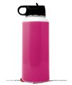 Skin Wrap Decal compatible with Hydro Flask Wide Mouth Bottle 32oz Solids Collection Fushia (BOTTLE NOT INCLUDED)