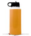 Skin Wrap Decal compatible with Hydro Flask Wide Mouth Bottle 32oz Solids Collection Orange (BOTTLE NOT INCLUDED)