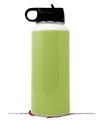 Skin Wrap Decal compatible with Hydro Flask Wide Mouth Bottle 32oz Solids Collection Sage Green (BOTTLE NOT INCLUDED)