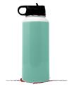 Skin Wrap Decal compatible with Hydro Flask Wide Mouth Bottle 32oz Solids Collection Seafoam Green (BOTTLE NOT INCLUDED)