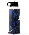 Skin Wrap Decal compatible with Hydro Flask Wide Mouth Bottle 32oz Twisted Garden Blue and White (BOTTLE NOT INCLUDED)