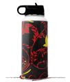 Skin Wrap Decal compatible with Hydro Flask Wide Mouth Bottle 32oz Twisted Garden Red and Yellow (BOTTLE NOT INCLUDED)