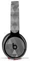 Skin Decal Wrap works with Original Beats Solo Pro Headphones Triangle Mosaic Gray Skin Only BEATS NOT INCLUDED