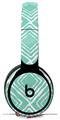 Skin Decal Wrap works with Original Beats Solo Pro Headphones Wavey Seafoam Green Skin Only BEATS NOT INCLUDED