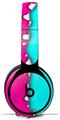 Skin Decal Wrap works with Original Beats Solo Pro Headphones Ripped Colors Hot Pink Neon Teal Skin Only BEATS NOT INCLUDED
