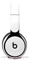 Skin Decal Wrap works with Original Beats Solo Pro Headphones Solids Collection White Skin Only BEATS NOT INCLUDED