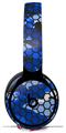 Skin Decal Wrap works with Original Beats Solo Pro Headphones HEX Mesh Camo 01 Blue Bright Skin Only BEATS NOT INCLUDED