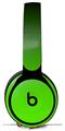 Skin Decal Wrap works with Original Beats Solo Pro Headphones Smooth Fades Green Black Skin Only BEATS NOT INCLUDED