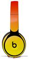 Skin Decal Wrap works with Original Beats Solo Pro Headphones Smooth Fades Yellow Red Skin Only BEATS NOT INCLUDED