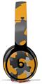 Skin Decal Wrap works with Original Beats Solo Pro Headphones WraptorCamo Old School Camouflage Camo Orange Skin Only BEATS NOT INCLUDED