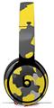 Skin Decal Wrap works with Original Beats Solo Pro Headphones WraptorCamo Old School Camouflage Camo Yellow Skin Only BEATS NOT INCLUDED