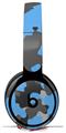 Skin Decal Wrap works with Original Beats Solo Pro Headphones WraptorCamo Old School Camouflage Camo Blue Medium Skin Only BEATS NOT INCLUDED